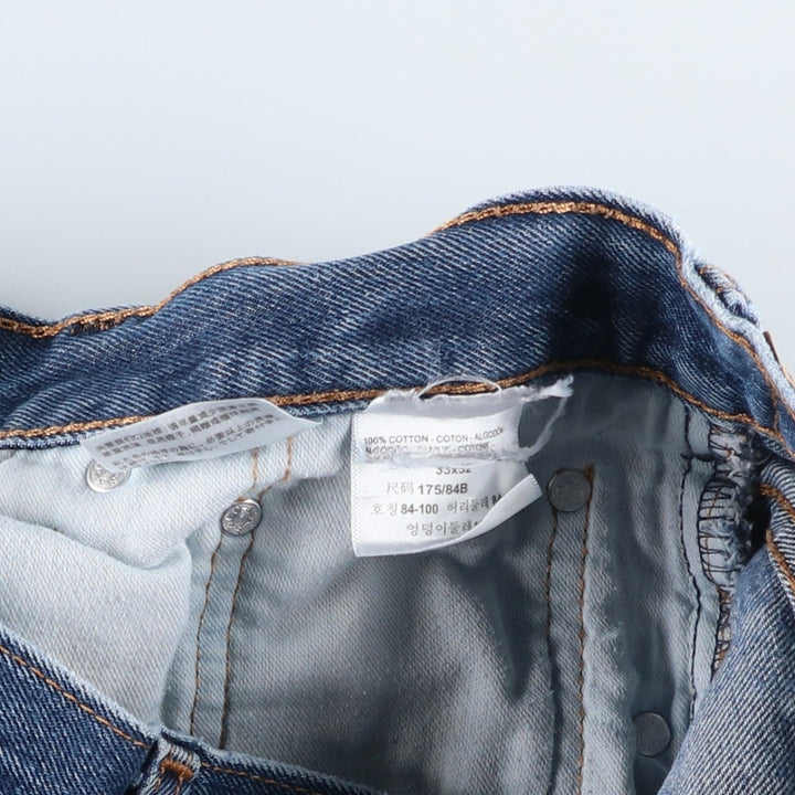 Levi's 517-0216 Bootcut Denim Pants, Men's Size W34 (approx.) cotton blue type Vintage Second Hand