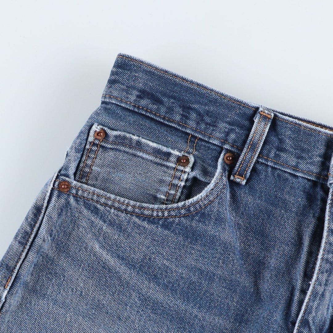 Levi's 517-0216 Bootcut Denim Pants, Men's Size W34 (approx.) cotton blue type Vintage Second Hand