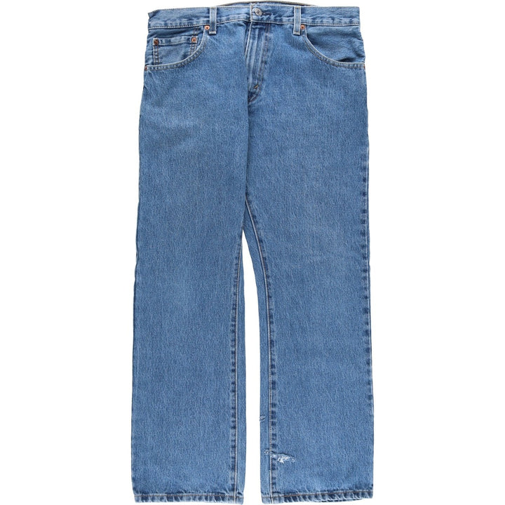 Levi's 517 Bootcut Denim Pants for Men, Size W34 unclear blue type Vintage Second Hand