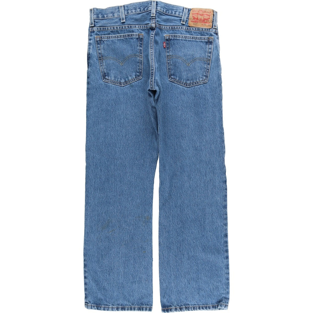 Levi's 517 Bootcut Denim Pants for Men, Size W34 unclear blue type Vintage Second Hand