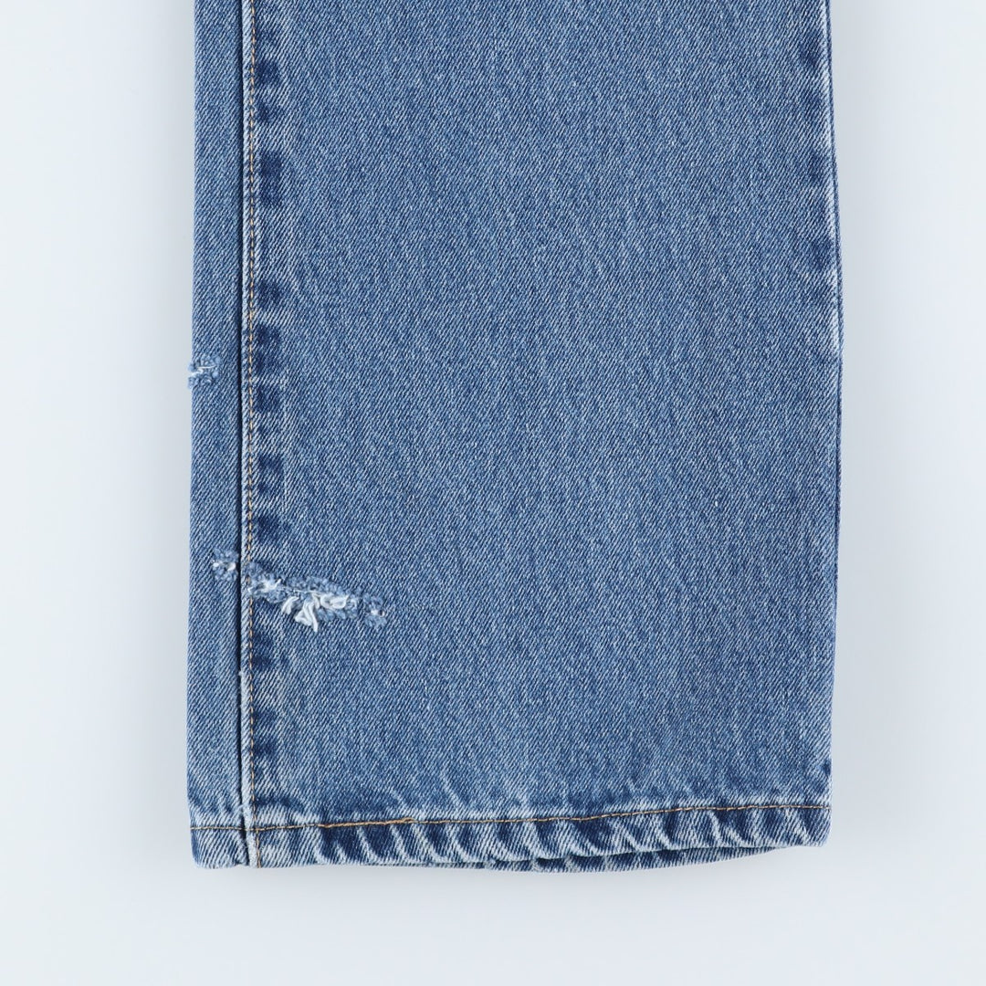Levi's 517 Bootcut Denim Pants for Men, Size W34 unclear blue type Vintage Second Hand