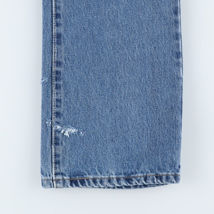 Levi's 517 Bootcut Denim Pants for Men, Size W34 unclear blue type Vintage Second Hand