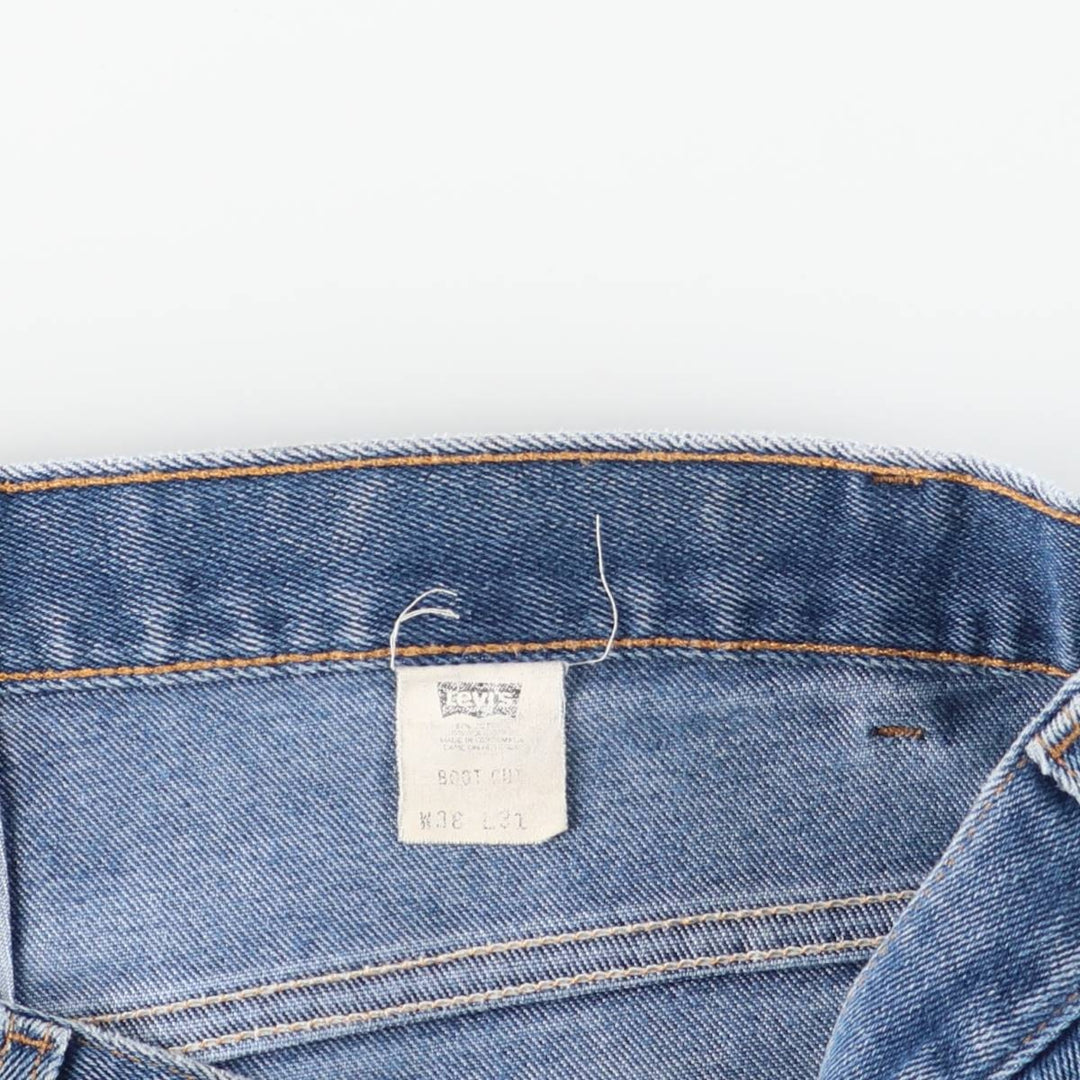 00'S Levi's 517 BOOT CUT Bootcut denim pants for men, size w34 cotton Blue type light blue Vintage Second Hand