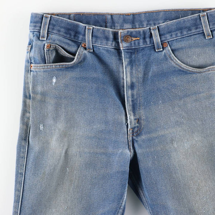 00'S Levi's 517 BOOT CUT Bootcut denim pants for men, size w34 cotton Blue type light blue Vintage Second Hand