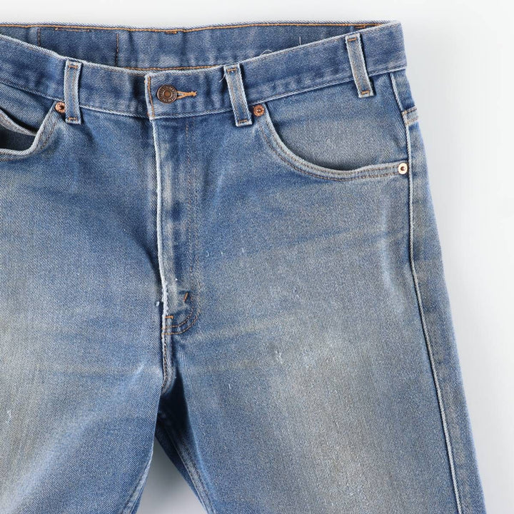 00'S Levi's 517 BOOT CUT Bootcut denim pants for men, size w34 cotton Blue type light blue Vintage Second Hand
