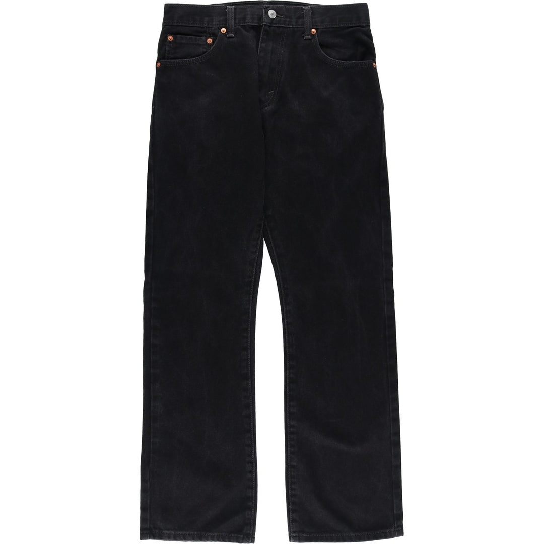 Levi's 517 Black Denim Bootcut Denim Pants for Men, W32 equivalent cotton black type Vintage Second Hand