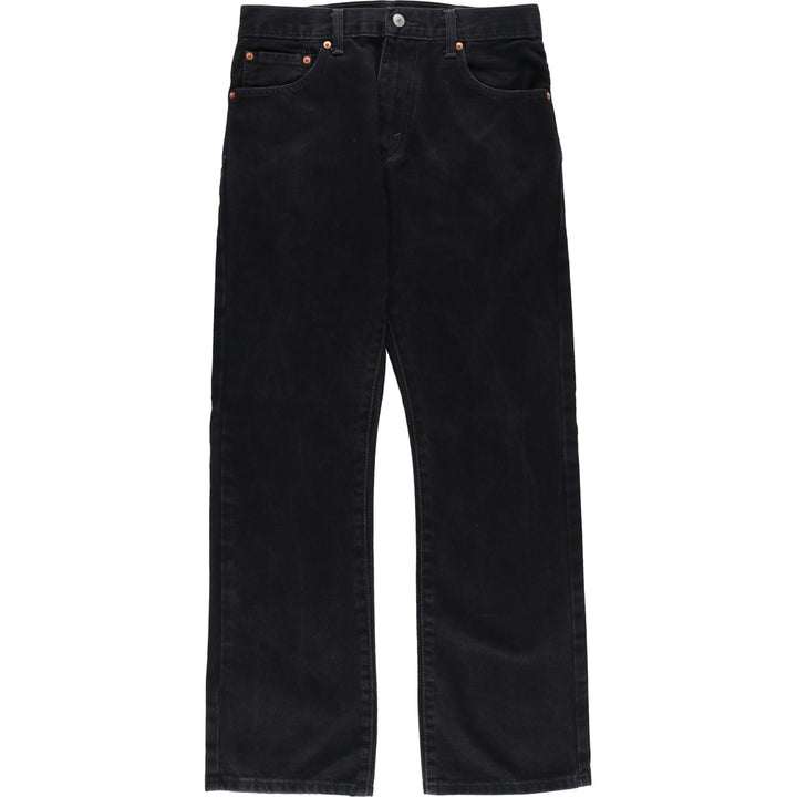 Levi's 517 Black Denim Bootcut Denim Pants for Men, W32 equivalent cotton black type Vintage Second Hand