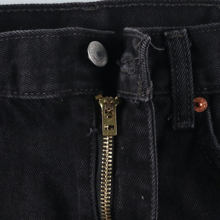 Levi's 517 Black Denim Bootcut Denim Pants for Men, W32 equivalent cotton black type Vintage Second Hand