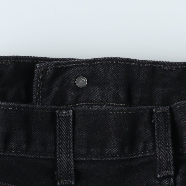 Levi's 517 Black Denim Bootcut Denim Pants for Men, W32 equivalent cotton black type Vintage Second Hand