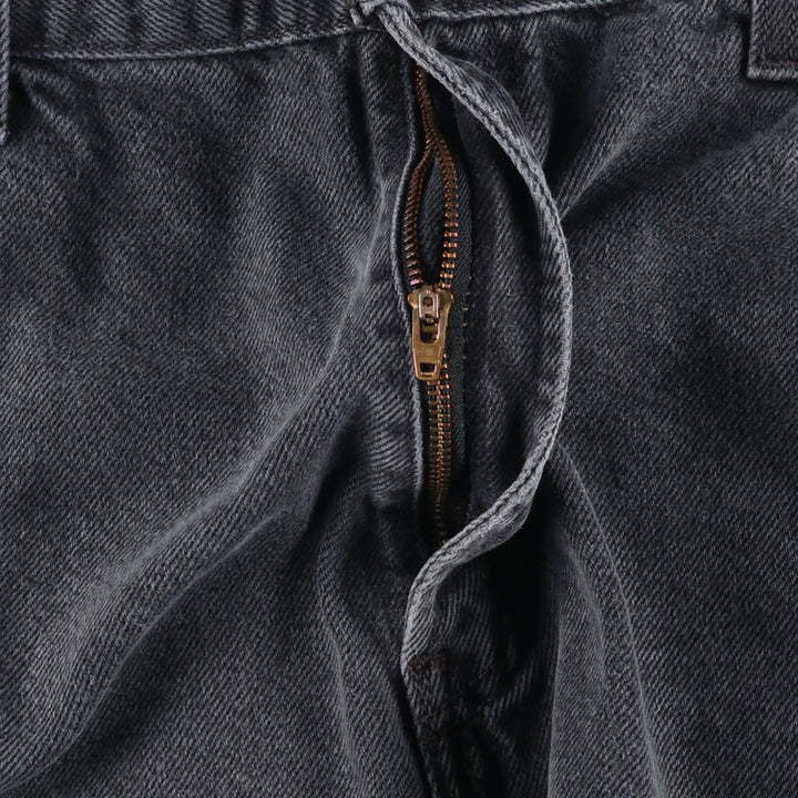 2000'S Levi's 517 BOOT CUT Black Denim Bootcut Jeans, Men's Size W35 (approx.) cotton black type Vintage Second Hand