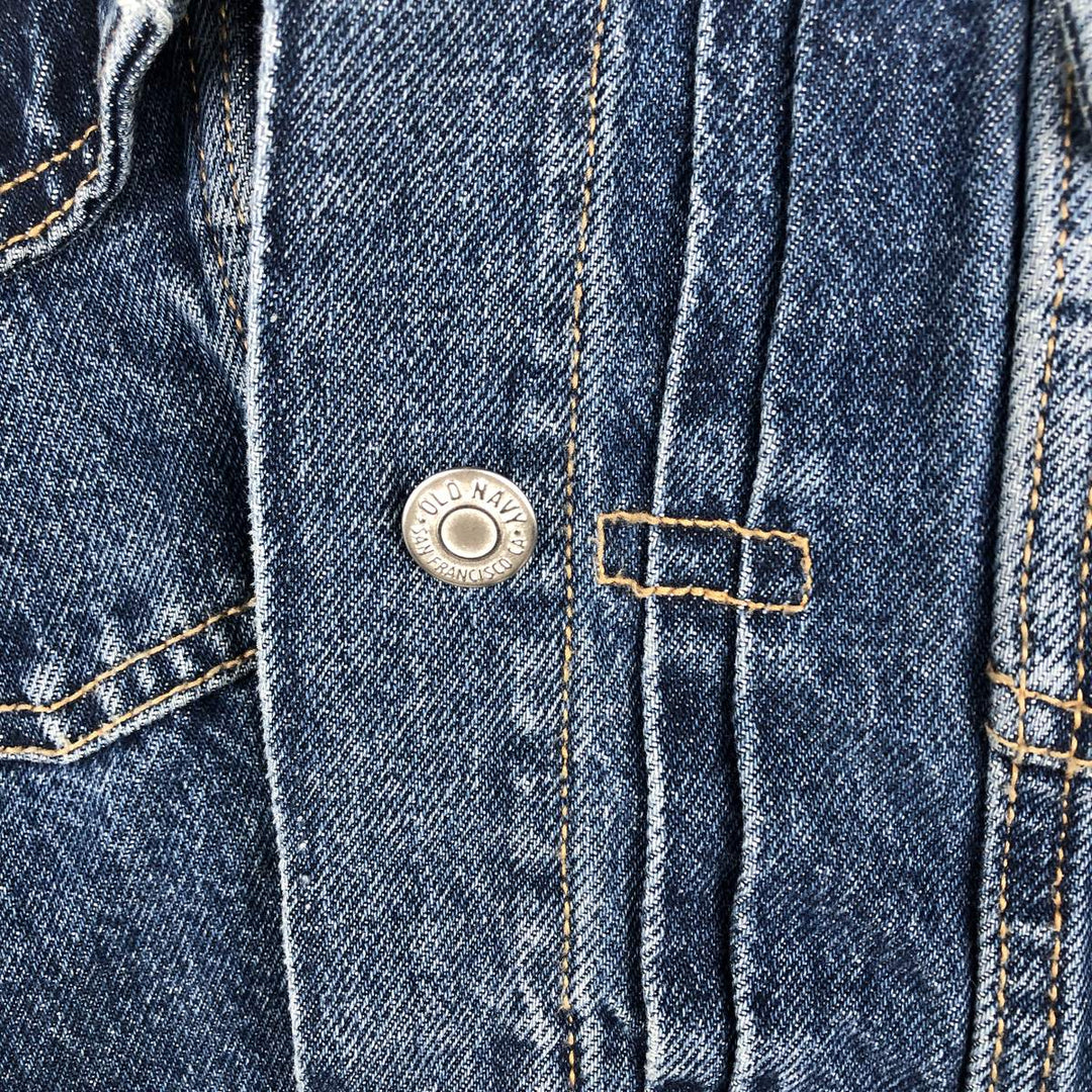 Old Navy denim jacket (women's size M equivalent) cotton blue type Vintage Second Hand