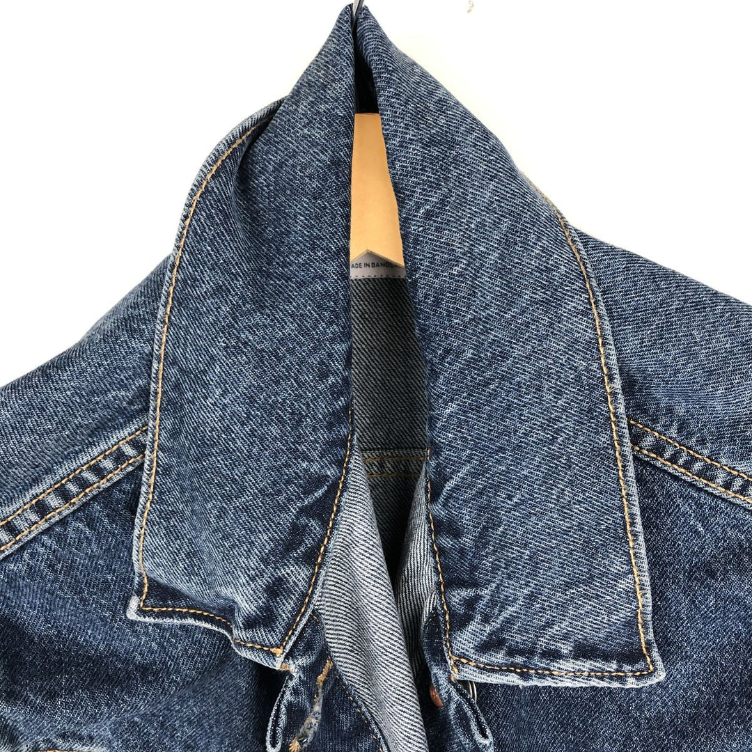 Old Navy denim jacket (women's size M equivalent) cotton blue type Vintage Second Hand