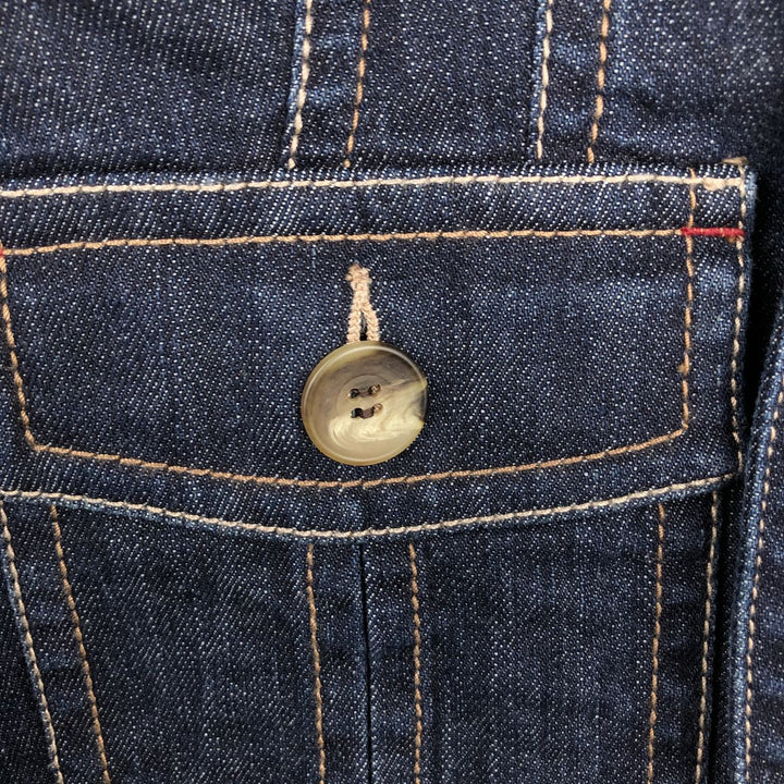 Liz Claiborne denim tailored jacket, women's size S (approx.) unclear navy blue type Vintage Second Hand