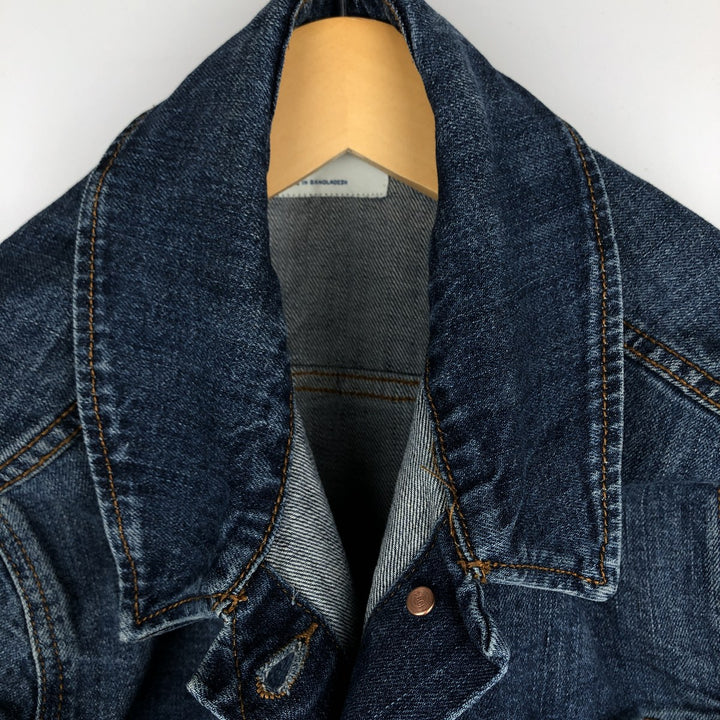 Old Navy denim jacket (women's size L equivalent) cotton blue type Vintage Second Hand