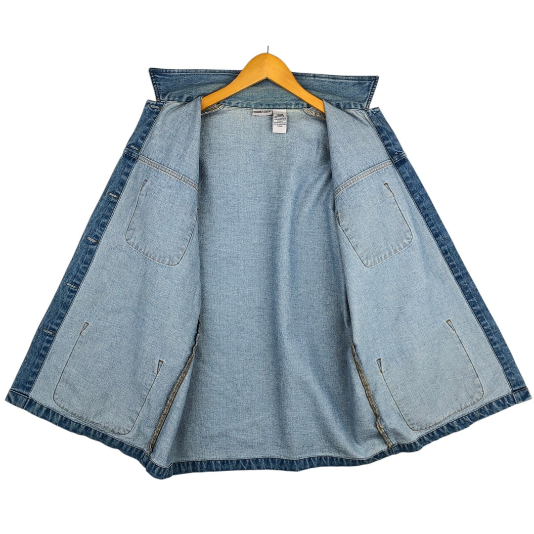 CABINCREEK Denim Coveralls, Women's Size L cotton blue type Vintage Second Hand
