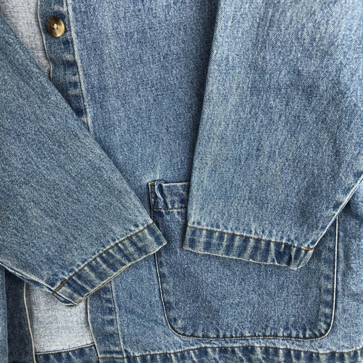 CABINCREEK Denim Coveralls, Women's Size L cotton blue type Vintage Second Hand