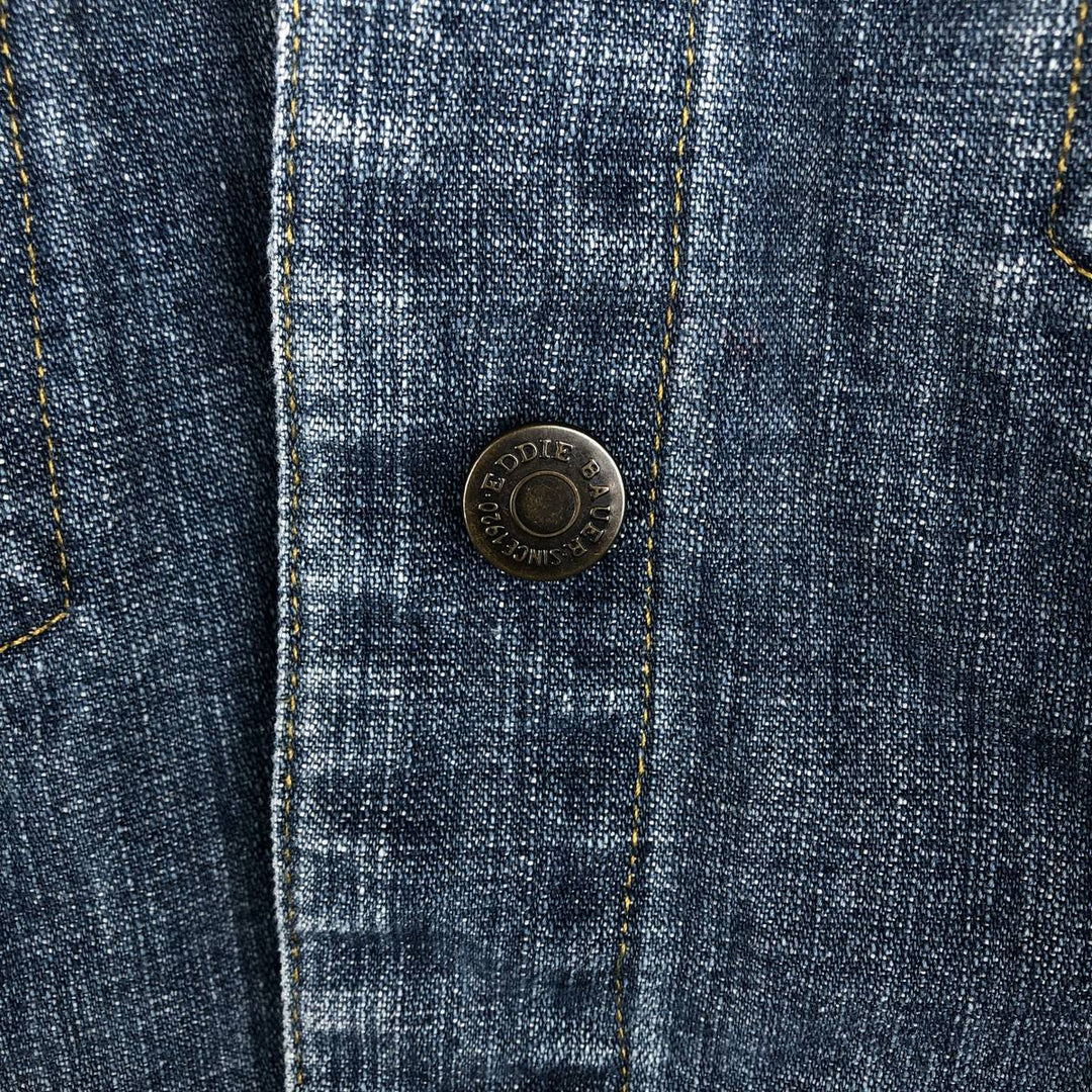 Eddie Bauer denim jacket (women's size XS) cotton blue type Vintage Second Hand
