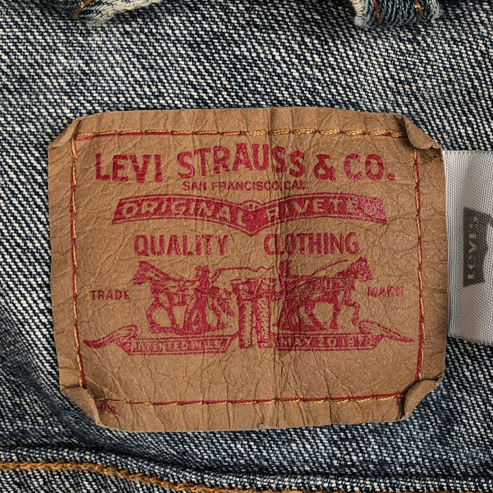 Levi's denim jacket, denim jacket, women's size L cotton blue type Vintage Second Hand