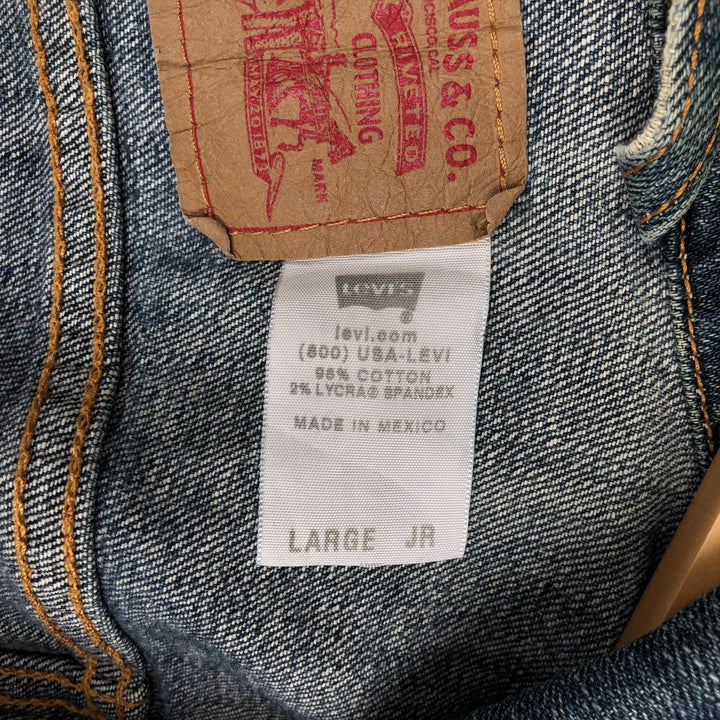 Levi's denim jacket, denim jacket, women's size L cotton blue type Vintage Second Hand