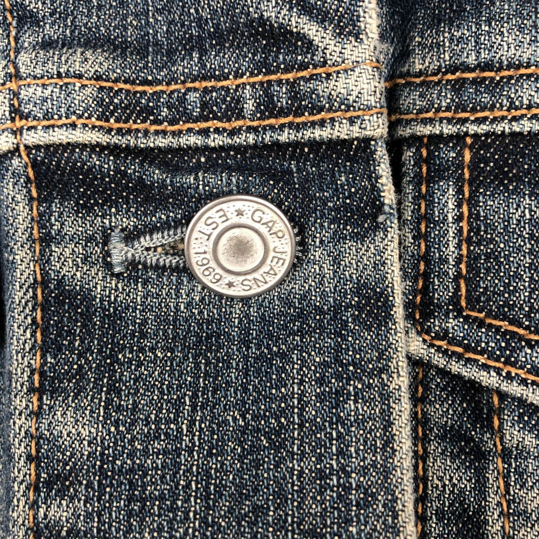2000'S GAP STRETCH Denim Jacket (Women's Size S) cotton blue type Vintage Second Hand