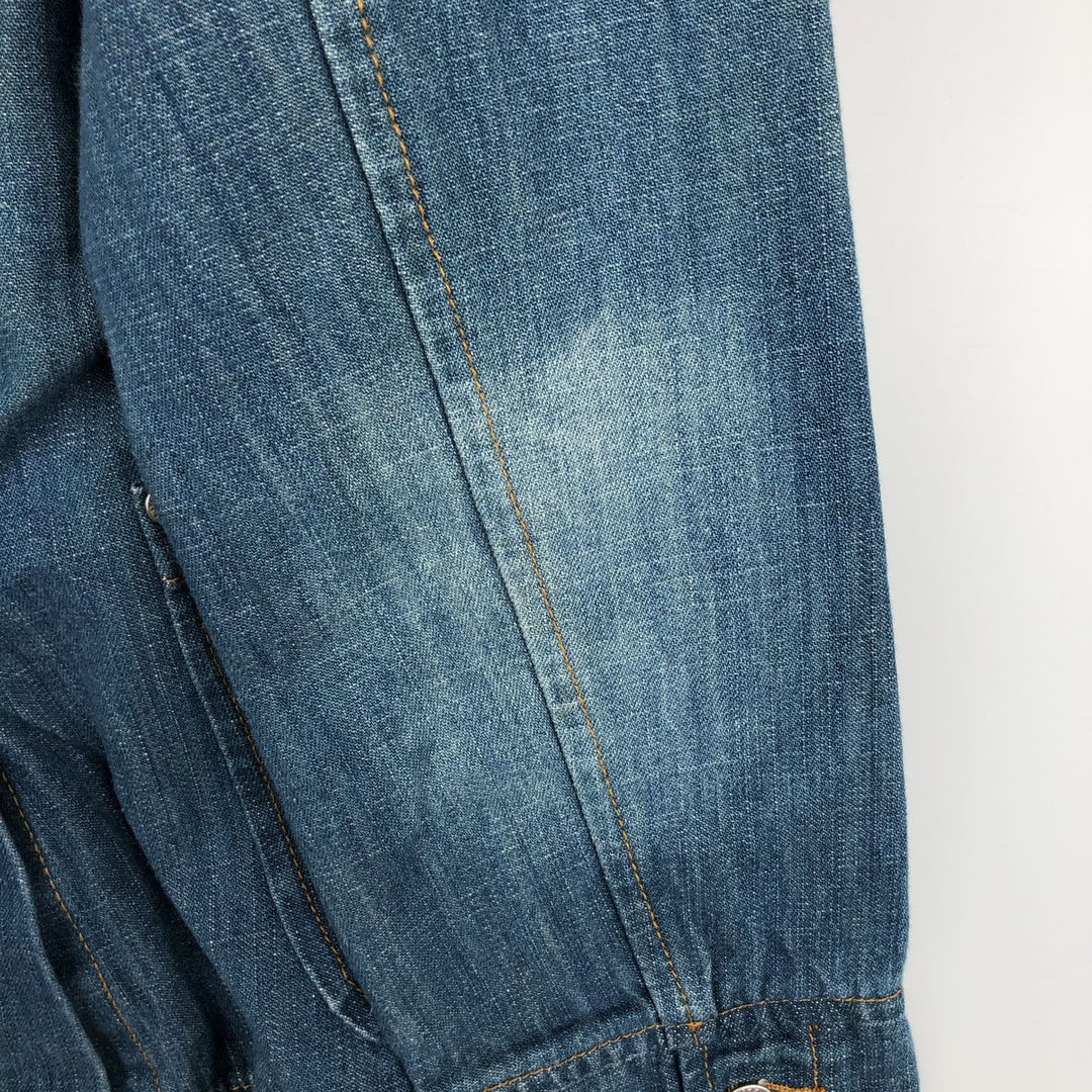 YES MISS Denim Tailored Jacket, Women's Size L (approx.) cotton blue type Vintage Second Hand
