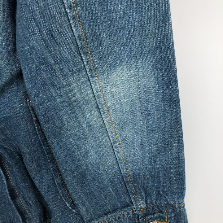 YES MISS Denim Tailored Jacket, Women's Size L (approx.) cotton blue type Vintage Second Hand