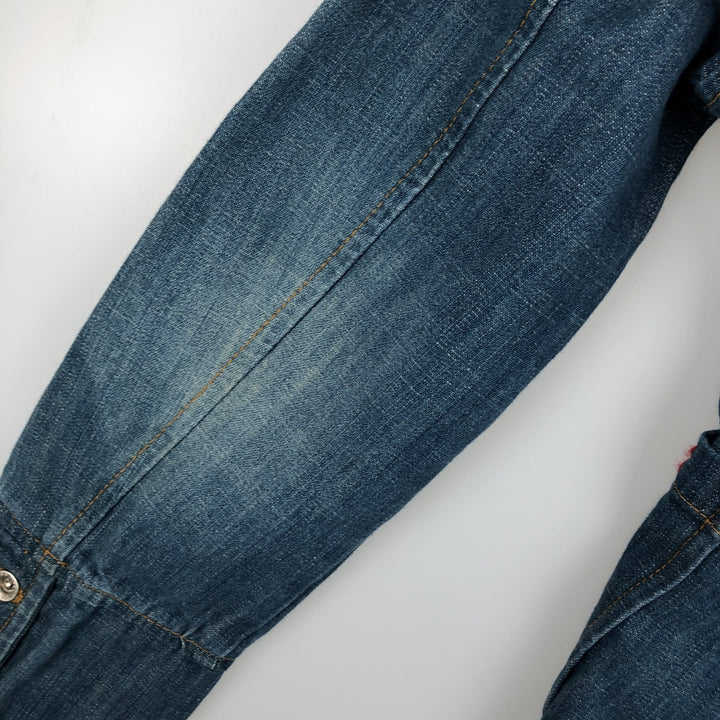 YES MISS Denim Tailored Jacket, Women's Size L (approx.) cotton blue type Vintage Second Hand