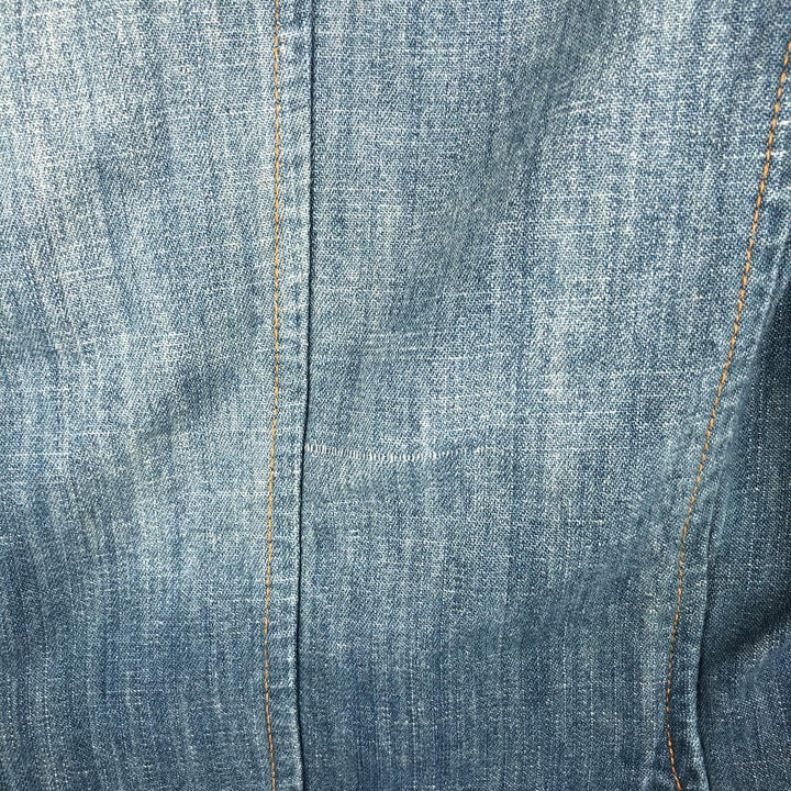 YES MISS Denim Tailored Jacket, Women's Size L (approx.) cotton blue type Vintage Second Hand