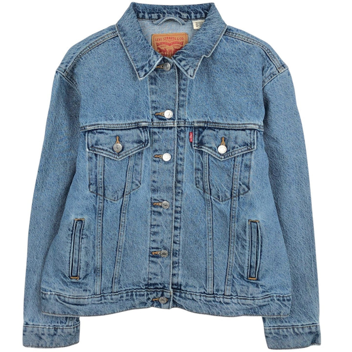 Levi's denim jacket, denim jacket, women's size L cotton blue type Vintage Second Hand