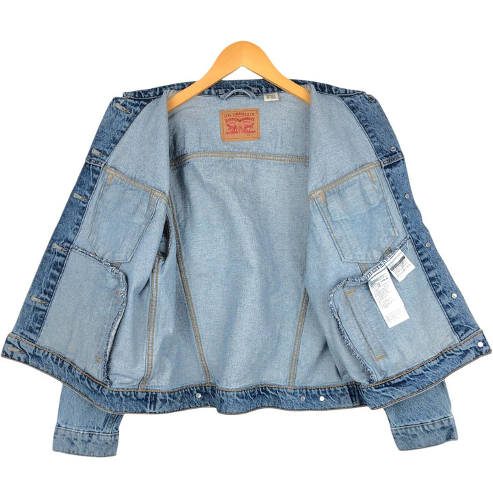 Levi's denim jacket, denim jacket, women's size L cotton blue type Vintage Second Hand