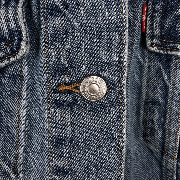 Levi's denim jacket, denim jacket, women's size L cotton blue type Vintage Second Hand