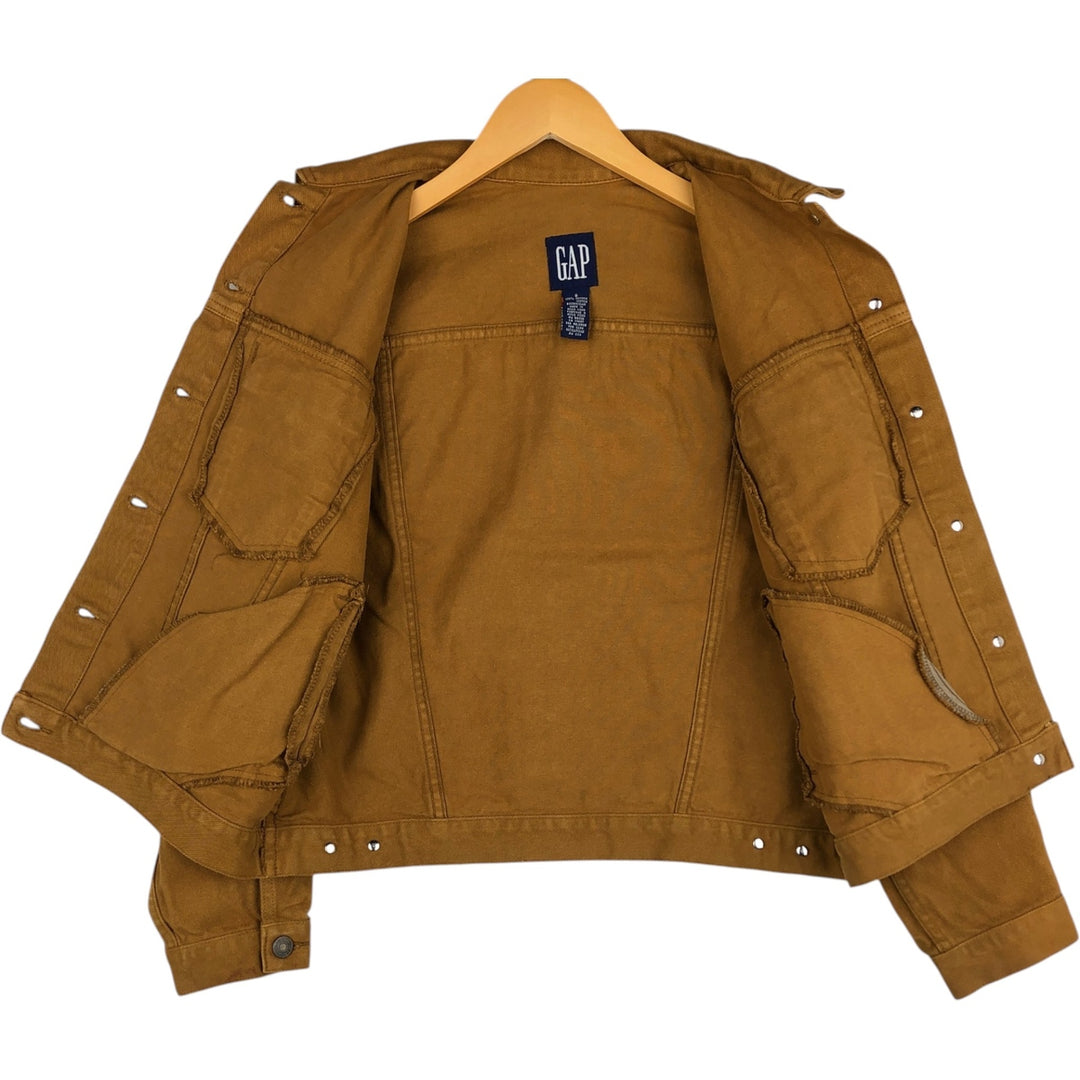 90'S GAP Old Gap Denim Jacket (Women's Size S) Vintage cotton ocher yellow type Vintage Second Hand