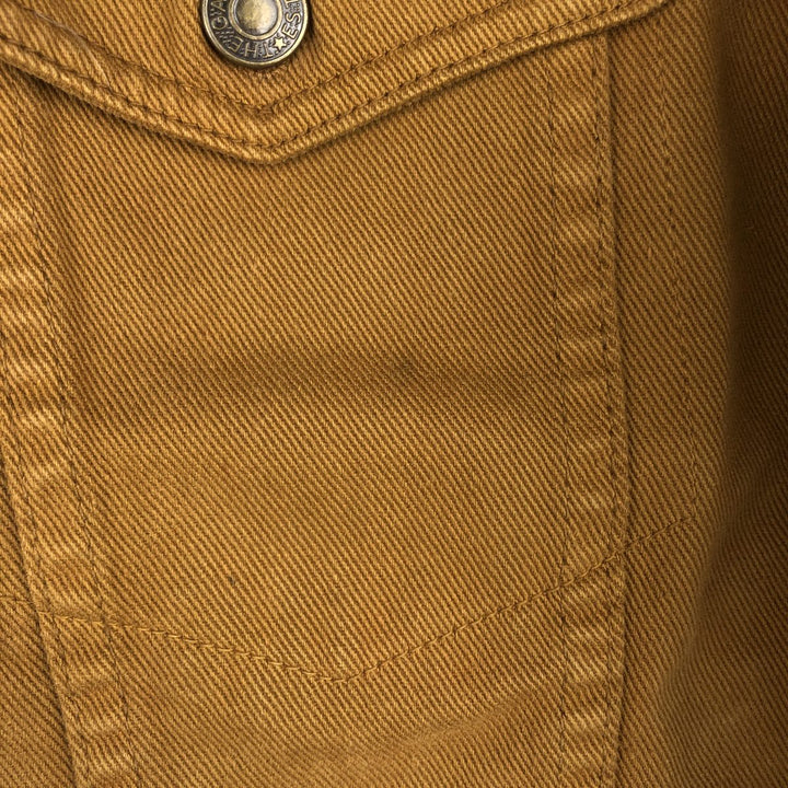 90'S GAP Old Gap Denim Jacket (Women's Size S) Vintage cotton ocher yellow type Vintage Second Hand