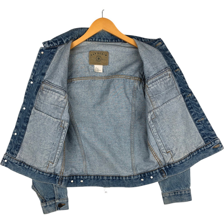 90'S GAP DENIM Old GAP Denim Jacket G-Jean Men's XS equivalent Vintage cotton blue type Vintage Second Hand