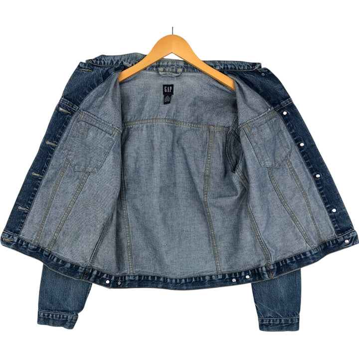 90'S GAP Old Gap Denim Jacket (Women's Size M equivalent) Vintage cotton blue type Vintage Second Hand