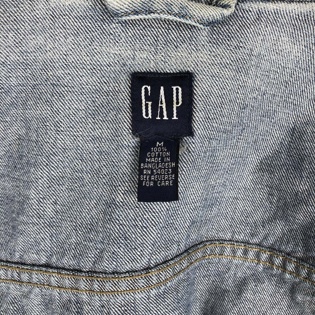 90'S GAP Old Gap Denim Jacket (Women's Size M equivalent) Vintage cotton blue type Vintage Second Hand