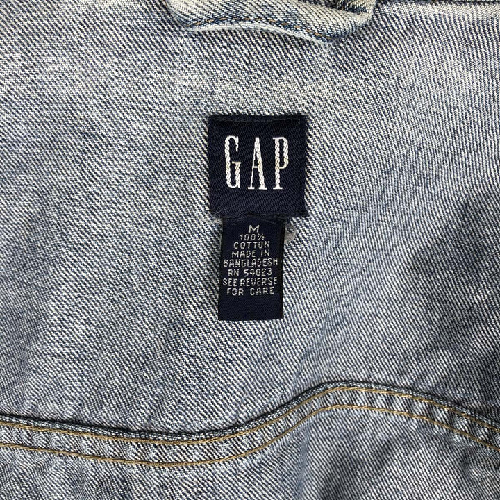 90'S GAP Old Gap Denim Jacket (Women's Size M equivalent) Vintage cotton blue type Vintage Second Hand
