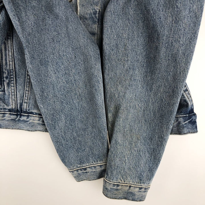 2000'S Harley-Davidson denim jacket (G-jean), made in Canada, women's size M equivalent. cotton blue type Vintage Second Hand