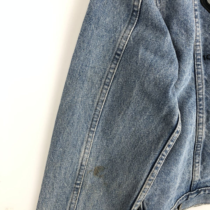 2000'S Harley-Davidson denim jacket (G-jean), made in Canada, women's size M equivalent. cotton blue type Vintage Second Hand