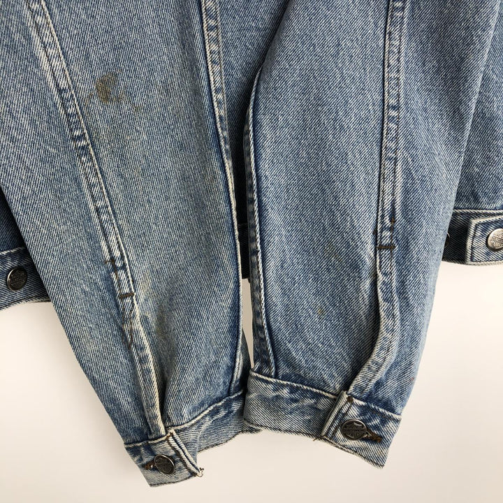 2000'S Harley-Davidson denim jacket (G-jean), made in Canada, women's size M equivalent. cotton blue type Vintage Second Hand
