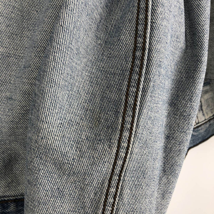 2000'S Harley-Davidson denim jacket (G-jean), made in Canada, women's size M equivalent. cotton blue type Vintage Second Hand