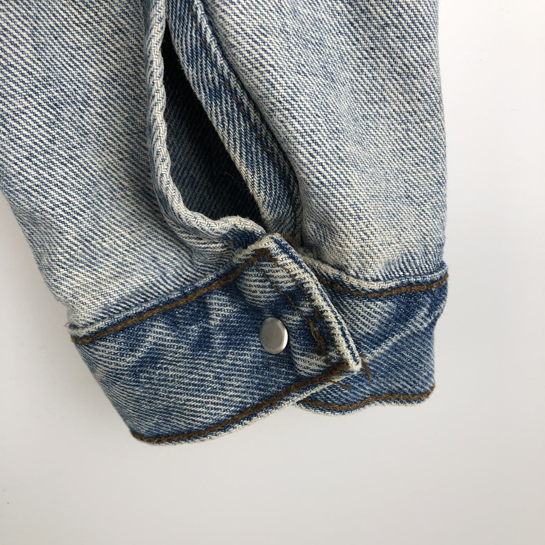 2000'S Harley-Davidson denim jacket (G-jean), made in Canada, women's size M equivalent. cotton blue type Vintage Second Hand