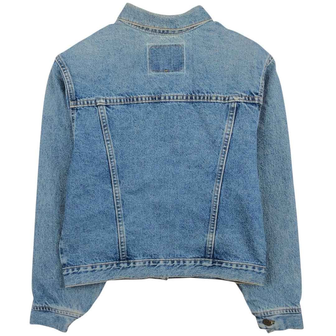 1990'S Levi's 37466-0214 Denim Jacket, Made in USA, Women's Size XL (Equivalent), Vintage cotton blue type Vintage Second Hand