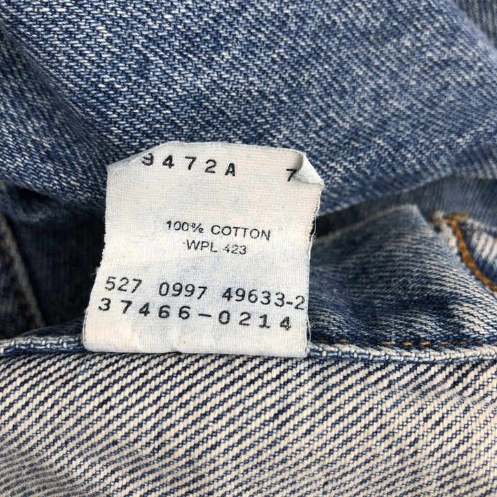 1990'S Levi's 37466-0214 Denim Jacket, Made in USA, Women's Size XL (Equivalent), Vintage cotton blue type Vintage Second Hand