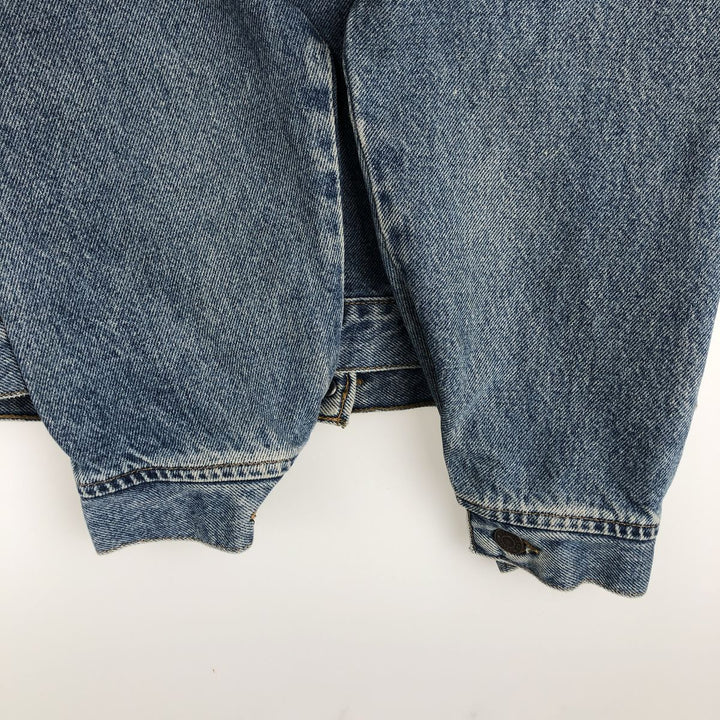 1990'S Levi's 37466-0214 Denim Jacket, Made in USA, Women's Size XL (Equivalent), Vintage cotton blue type Vintage Second Hand