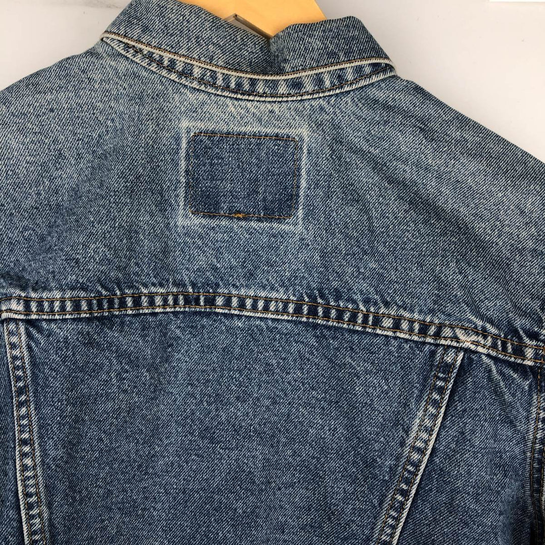 1990'S Levi's 37466-0214 Denim Jacket, Made in USA, Women's Size XL (Equivalent), Vintage cotton blue type Vintage Second Hand