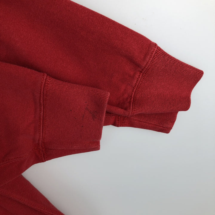 CUSTOM FIT Long-Sleeve Rugby Shirt, Men's Size L (approx.) cotton red type Vintage Second Hand