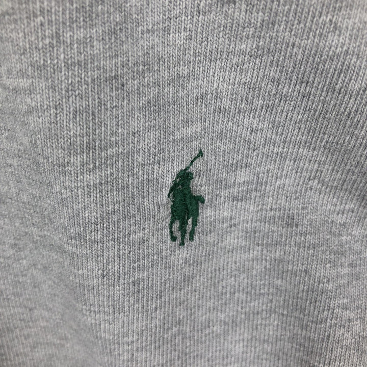 Ralph Lauren POLO by Ralph Lauren long sleeve rugby shirt, men's XL size cotton gray type Vintage Second Hand