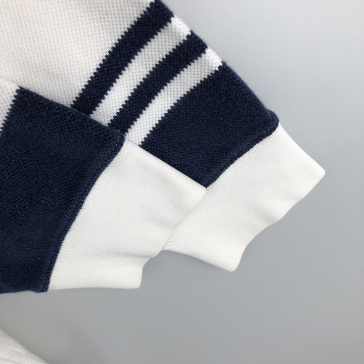 Ralph Lauren POLO GOLF long-sleeved rugby shirt, men's size L (approx.) cotton white type Vintage Second Hand