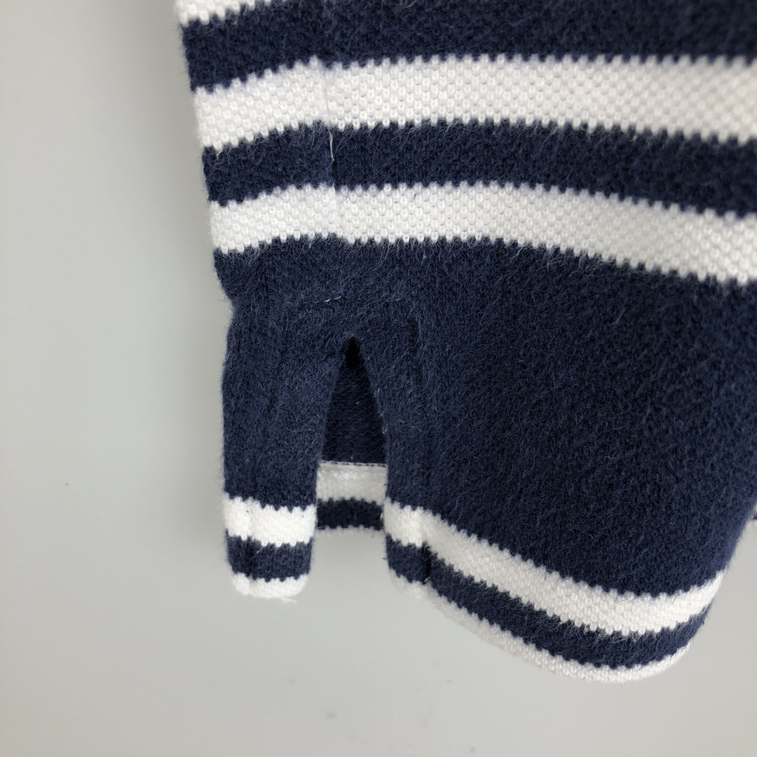 Ralph Lauren POLO GOLF long-sleeved rugby shirt, men's size L (approx.) cotton white type Vintage Second Hand